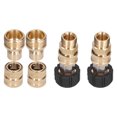thumbnail image 3 of Quick Connector, Brass Quick Disconnect Kit Stainless Steel Maximum 5000 PSI  For Industry For Professional Use, 3 of 8