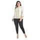 thumbnail image 1 of Blusa con abertura en espalda Roman Fashion /Talllas Extras, 8035 (Hueso) beige 38, 1 of 6