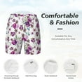thumbnail image 5 of Balery Rose Flowers Mens Swim Trunks Swim Shorts for Men Quick Dry Inseam Beach Shorts with Compression Liner Pocket-XX-Large, 5 of 9