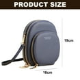 thumbnail image 2 of Nuevo bolso para teléfono móvil de PU, monedero para mujer, minibolso multifuncional largo de gran capacidad MFZFUKR BST3052133-3, 2 of 5