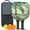 Black-3, variant on Pickleball Paddles Set Of 2, Fiberglass Surface, Liquid & Marble Print, 4 Balls & Bag