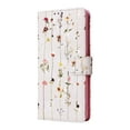 thumbnail image 6 of Allytech Samsung Galaxy A04e Wallet Case, Stylish Flowers Pattern PU Leather Cover with Wrist Strap & Card Slots, Kickstand Magnetic Closure Shockproof Case for Women Girls, Dried Flowers, 6 of 6