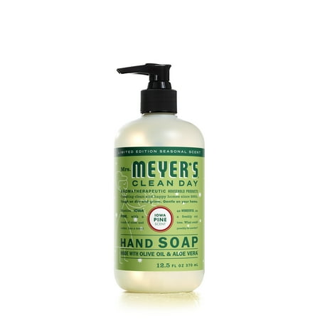 Mrs. Meyer's Clean Day Liquid Hand Soap, Iowa Pine Scent, 12.5 Ounce Bottle
