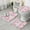 Pioneer Flower Floral, variant on Pioneer Flower Floral Print Pattern Bathroom Rugs Sets 3 Piece,Toilet Cover Set,Absorbent Non Slip Bathroom Mats Sets with U-Shaped Contour Rug Toilet Rug Set