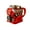 Red, variant on V8 Engine Coffee Mug, Engine Themed Stainless Steel Coffee Cup with Double Wall Insulation & Handle, Retro Engine Mug Gift for Mechanics, Car Lovers & Auto Enthusiasts