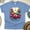 CarolinaBlue, variant on I Live John 14:19 Bible Verse Christian Graphic T-Shirt, Black, Size M