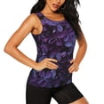 thumbnail image 2 of Fotbe Lilac Blusas Sin Mangas para Mujer – Estilo Casual, Corte Suelto, Slim-Fit, Cuello Redondo Deportivo, Tops de Verano para Gimnasio y Yoga-Large, 2 of 7