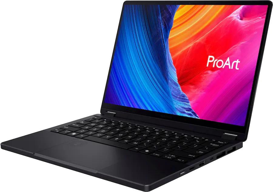 ASUS - ProArt PX13 13" 3K OLED Touch Screen Laptop - Copilot+ PC - AMD Ryzen AI 9 HX 370 - 32GB Memory - RTX 4050 - 1TB SSD - Nano Black