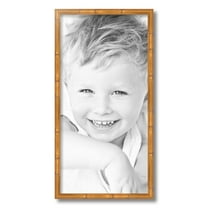 ArtToFrames 12x24 Inch Gold Bamboo Picture Frame, This Multi Wood Poster Frame is Great for Your Art or Photos, Comes with 060 Plexi Glass (4875)