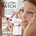thumbnail image 5 of Pegatinas para lifting facial, 120 unidades/juego, pegatinas invisibles finas para el rostro, líneas faciales, arrugas, flacidez de la piel, cinta adhesiva rápida para el mentón en forma de V, 120 u, 5 of 5
