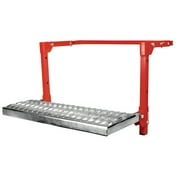 Performance Tool W41039 Non-Slip Truck Tire Step - Fits Wheels up to 13 In., Four Adjustable Height Positions, Red