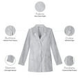 thumbnail image 4 of Panda Uniform by HeedFit 29" Medical Lab Coat for Women – 4XL Grey, 4 of 7