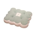 thumbnail image 2 of JilgTeok Back To School Square Non-Slip Plush Thicken Seat Pillows Cushions Office Chair Seat Pad Soft Tatami Reversible Fluffy Chair Cushion for home, office,adults and Children(15.74*15.74*3.93in), 2 of 6