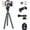 Black, variant on Phone Tripod, Flexible Octopus Tripod with Wireless Remote, Phone Holder Mount, Portable Camera Tripod Compatible for iPhone Android Phone (Black)