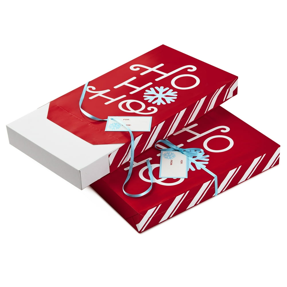 Hallmark Christmas Gift Wrap Sleeve Bundle, Ho Ho Ho (2 Boxes, 2 Wrap