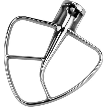 K45B Stainless Steel for Kitchen Aid Paddle Attachment 4.5/5Qt Tilt-Head Replacement for Kitchenaid Paddle Attachment