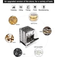 thumbnail image 6 of SUMMIT Wood Burning Folding Camp Stove Stainless Steel Grid, Portable Collapsible Backpacking Stove Survival Rocket Stove for Hiking Outdoor Tent Camping Picnic BBQ, Samll, 6 of 16