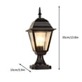 thumbnail image 3 of TopLLC Garden Lamp Post Outdoor Post Lights Traditional Modern Pillar Lamp Column Light Fixtures Outdoor Post Light The Way Table Lamp Post Lamp Patio, 3 of 5