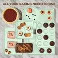 thumbnail image 5 of 9/2/4pcs Golden Diamond-Texture Nonstick Bakeware Sets, Steel Baking Sheet Roasting Pan Cookie Sheets, Baker Kitchen Cookware, 5 of 12