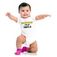 thumbnail image 4 of Bananas For My Uncle Niece Nephew Romper Boys or Girls Infant Baby Brisco Brands NB, 4 of 7
