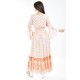 thumbnail image 3 of Vestido bohemio largo Roman Fashion /Juvenil, 23179 (Naranja) naranja M, 3 of 5