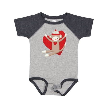 

Inktastic Hug Sock Monkey Gift Baby Boy or Baby Girl Bodysuit