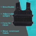thumbnail image 3 of Chaleco de peso de carga para ejercicio de 30kg, para boxeo, correr, entrenamiento de pesas, entrenamiento, Fitness, chaleco ajustable, chaqueta, ropa de arena, 3 of 3