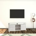 thumbnail image 7 of HomeRoots 60" White Oak Manufactured Wood Cabinet Enclosed Storage TV Stand, 7 of 7
