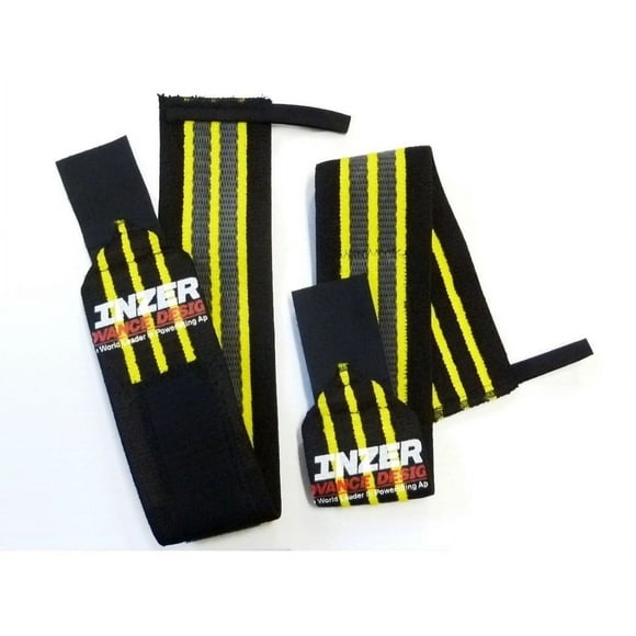 Inzer Wrist Wraps - Gripper 20" (Pair) Powerlifting Weight Lifting Wraps