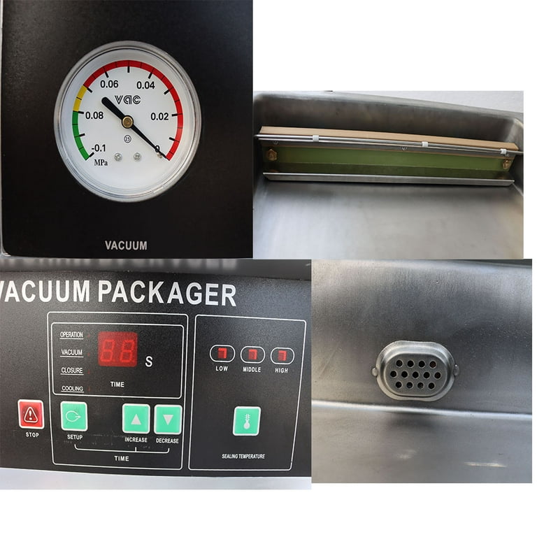 TECHTONGDA Single Chamber Vacuum Packaging Machine Stainless Steel Food  Sealer DZ400 （Packing Speed1-3T/Min）