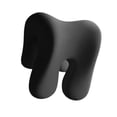 thumbnail image 4 of Almohada cervical para silla oficina, almohada para siestas, cómoda, práctica, ergonómica, extraíble, multiusos, soporte para cabeza y cuello, Negro, 4 of 8