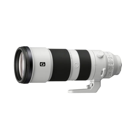 Sony - 200-600mm f/5.6-6.3 G OSS Optical Telephoto Zoom Lens - White/Black