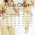 thumbnail image 3 of WULMLEO Womens Scrub Sets 2 Piece Short Sleeve Soft Comfortable Scrubs Outfits Petite V Neck Working Nursing Workwear Tops and Pants Stretch Trendy Medical Nurse Uniform Dark Green L, 3 of 5