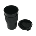 thumbnail image 3 of Mainstays 18oz Rich Black Plastic Travel Coffee Cup with Lid, 3 of 7