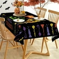 thumbnail image 6 of Halloween I Smell Children Rectangle Tablecloth 60 x 84 Inch, Sanderson Sisters Witch Broom Decorative Table Cloth Glitter Dining Table Cover, Hocus Pocus Holiday Dinner Picnic Decoration, 6 of 6