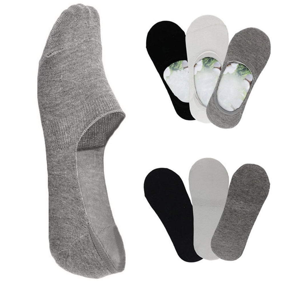 Dress Choice 5 Pairs No Show Socks Ultra Low Cut Socks Loafer Socks