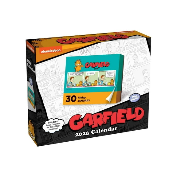 Garfield 2026 Day-To-Day Calendar, (Paperback)