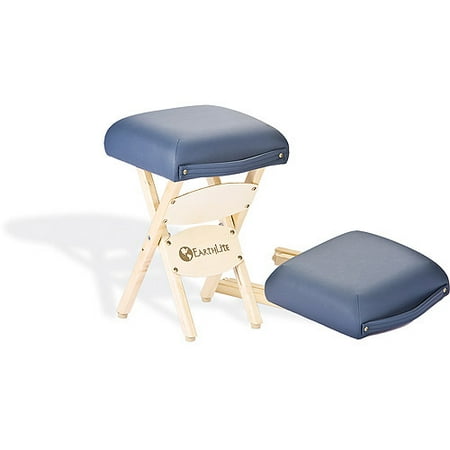 EarthLite Massage Tables Folding Stool, Vanilla Creme