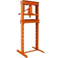 thumbnail image 6 of Hydraulic Shop Press ,12-Ton Capacity , Floor Mount ,with Press Plates, H-Frame Garage Floor Press, Adjustable Working Table Height,orange,, 6 of 16