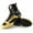 Gold, variant on SKIUHS Men's High-Top Boxing Shoes - Microfiber Leather & Mesh Upper, Honeycomb Non-Slip Rubber Sole & Reinforced Ankle Support for Training & Matches