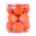 thumbnail image 1 of AMERTEER Boules Chic Rouges Imprimé Solide Boules de Noël en Plastique 12 Unités (1.2”), 1 of 11