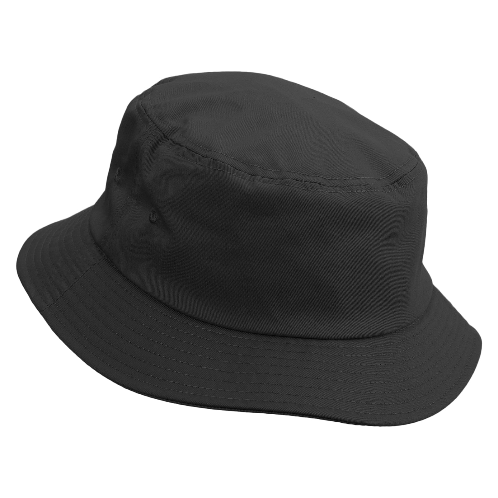 Wild Flying Duck Embroidered Big Size Cotton Blend Twill Bucket