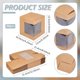 thumbnail image 2 of 36 cajas para tazas de regalo, cajas de madera maciza para tazas de café, cajas transparentes para vasos de vino, cajas de regalo sin envolver de 11 oz, 12 oz y 15 oz., 2 of 9