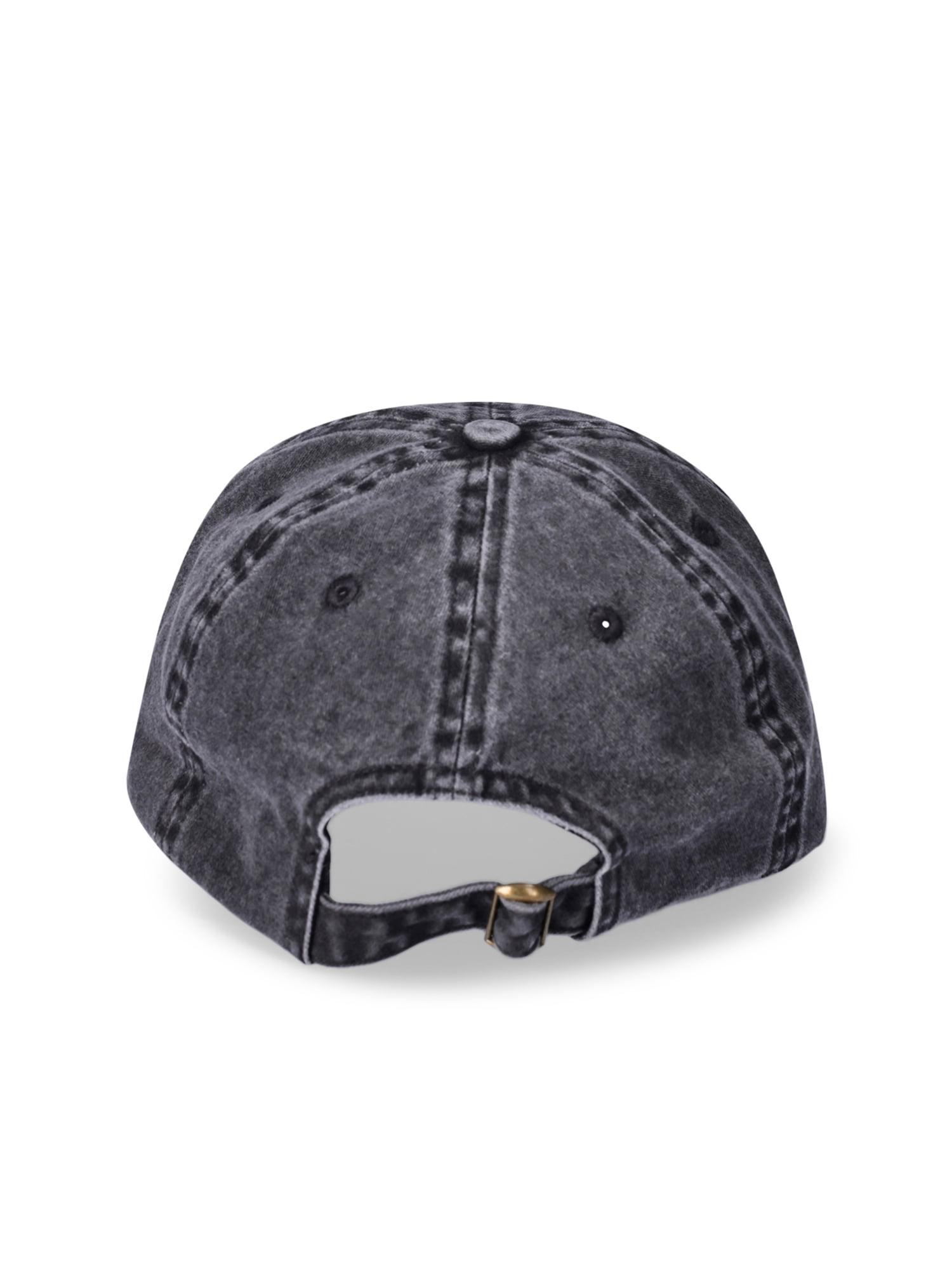 Time and Tru Women's Cotton Twill Cat Lady Baseball Hat, Black