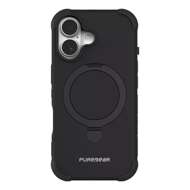 Funda Para iPhone 16 Puregear Dualtek Kik Uso Rudo Negro