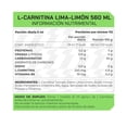 thumbnail image 2 of L-Carnitina 240 mg sabor Lima-Limón 560 Ml Pronat Prowinner PROWCARNITINALIMON, 2 of 5
