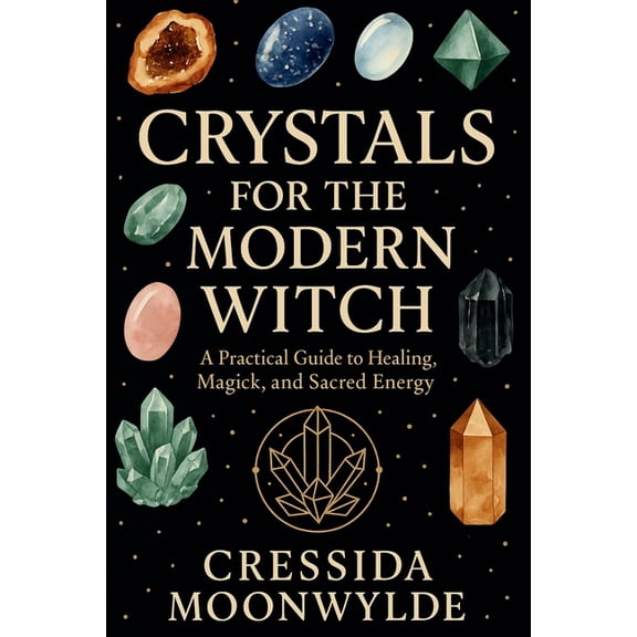 Crystals for the Modern Witch: A Practical Guide to Healing, Spellwork, and Sacred Energy, (Paperback)