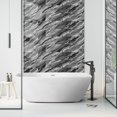 thumbnail image 4 of Tile Wall Stickers 12"x6" Gray Marble Decals Kitchen Backsplash Bathroom Tiles Peel and Stick 6 Pcs Set, 4 of 5