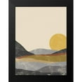 thumbnail image 2 of Ball, Susan 19x24 Black Modern Framed Museum Art Print Titled - Color Block Sunset, 2 of 5