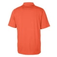 thumbnail image 3 of Men's Cutter & Buck  Orange Akron RubberDucks Forge Pencil Stripe Stretch DryTec Polo, 3 of 3